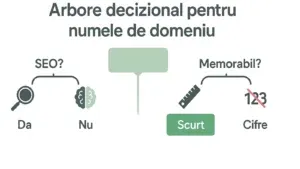 Infografic despre verificarea disponibilității domeniului